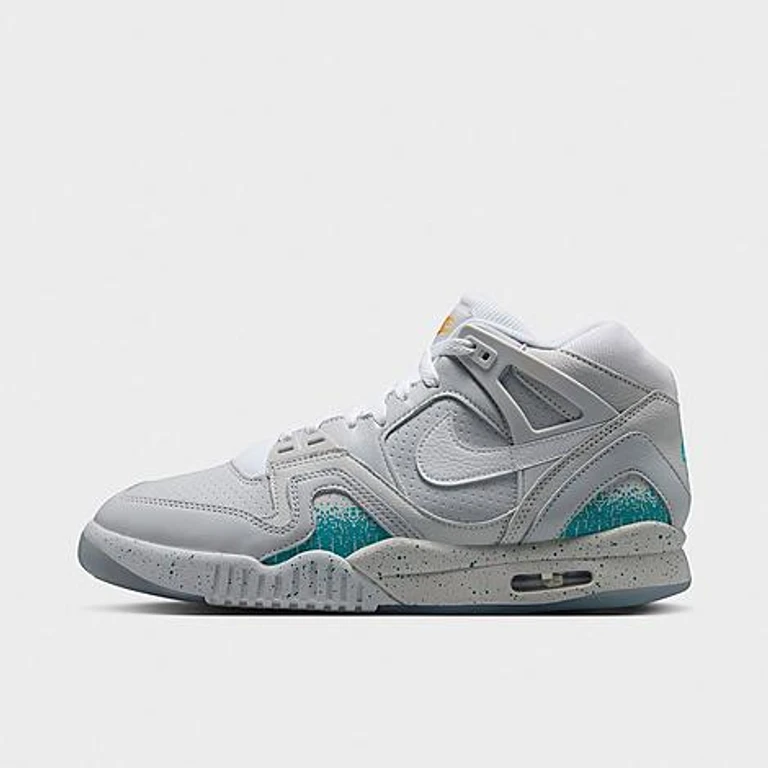Nike Men's Air Tech Challenge 2 Casual Shoes in Photon Dust/Dusty Cactus/Picante Red Size: 7.5