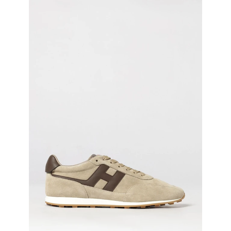 HOGAN H699 Sneakers in Calfskin and Suede with Notched Sole (HXM6990GA00UHO0FDJ)