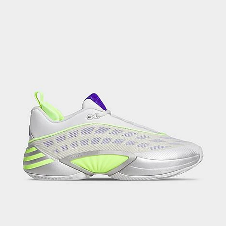 Men's D. O.N. Issue #8 Basketball Shoes in Silver Metallic/Lucid Lemon/Dash Grey Size: 6.0