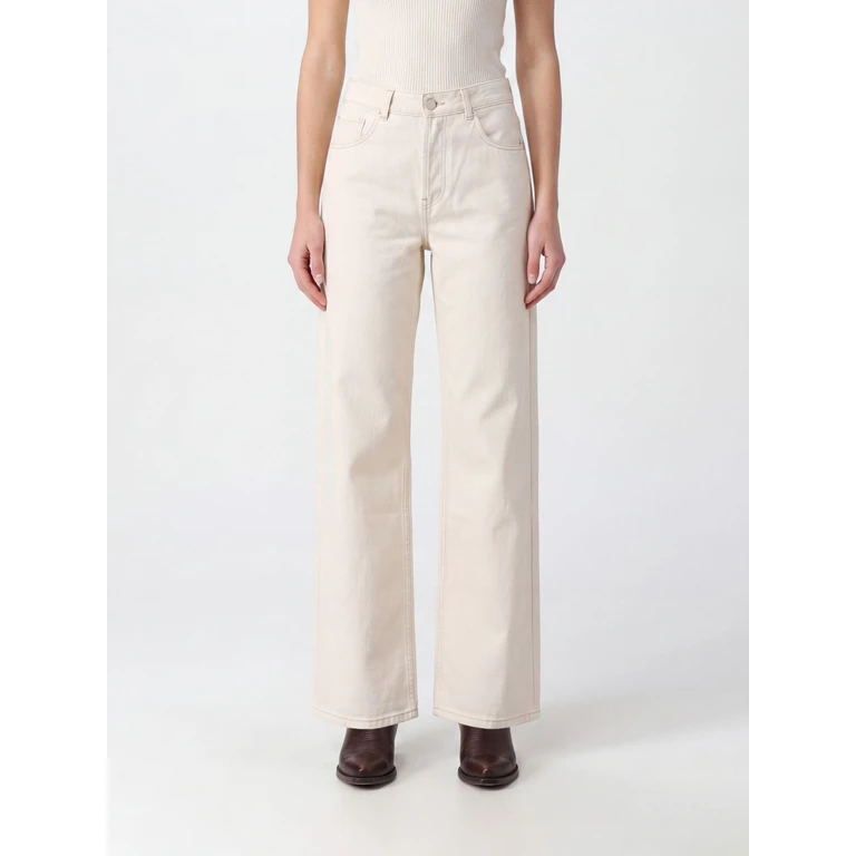 AMI PARIS Mid-Rise Straight-Leg Jeans in Denim (HTR450DE0134136)