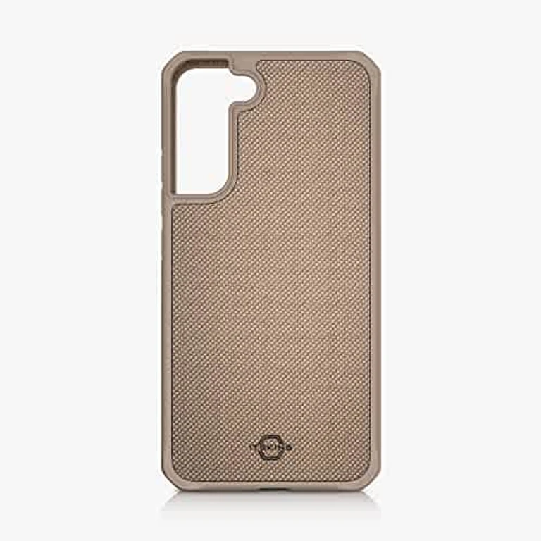 Hybrid Ballistic Protective Phone Case Compatible with Galaxy S22 5g, Slim Hybrid Case, Anti-Slip, Heavy Duty Shockproof Cover, Military Phone Case Sand