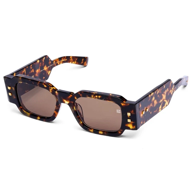 OLIVIER - III Brown Rectangular Unisex Sunglasses BPS-191 B 52