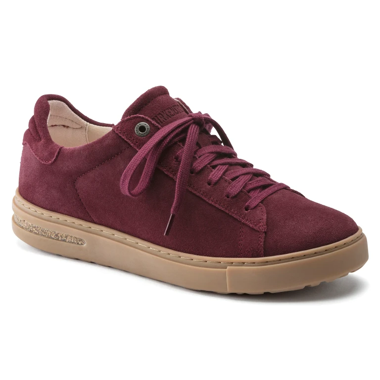 Bend Low Leather Maroon Sneakers