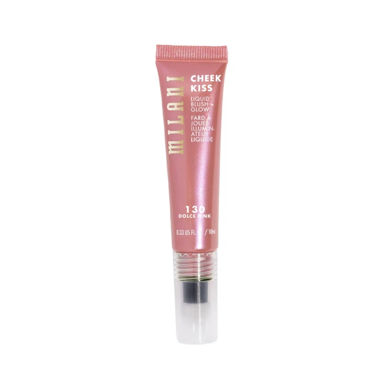 Cheek Kiss Blush + Glow — Highlighter, Liquid Blush, 130, Sweet Rose, 10 ml
