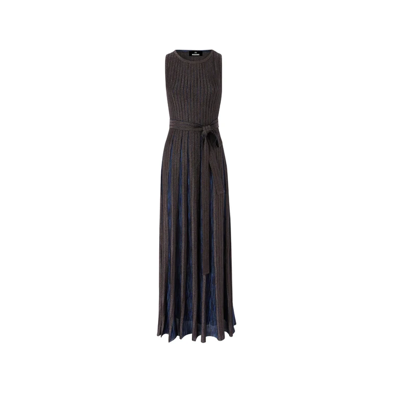 Robe maxi ceinturée Missoni à fil métallisé