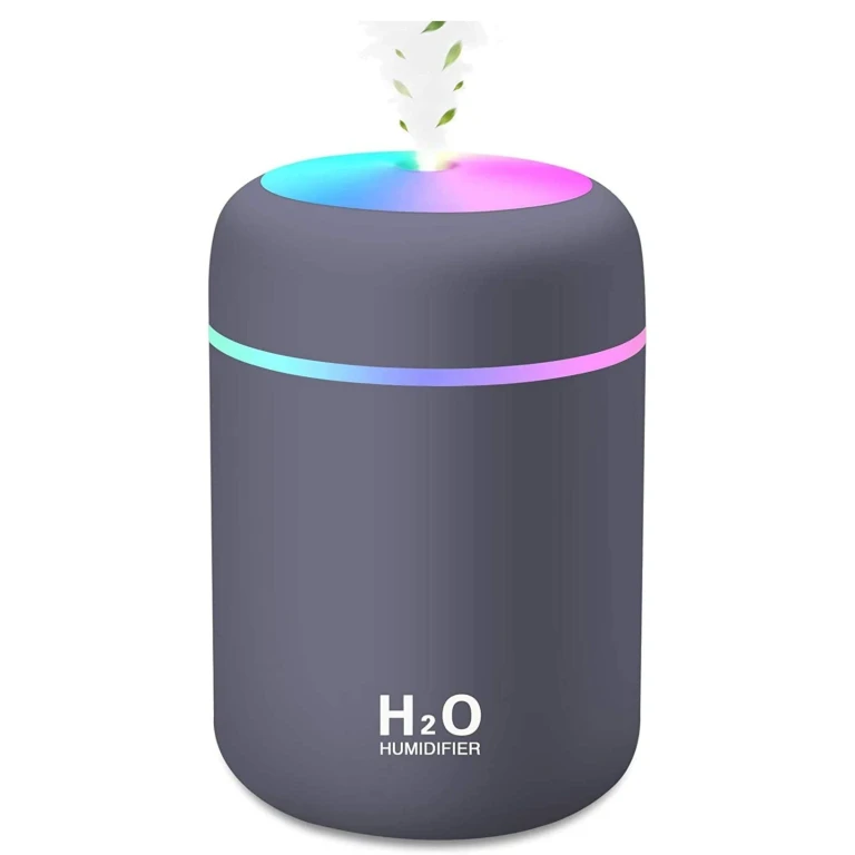 Mini Portable 300ml Cool Mist Personal USB Humidifier - White