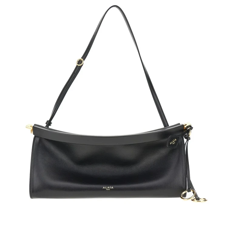 ALAIA Medium 'Le Click East West' leather bag Woman One Size
