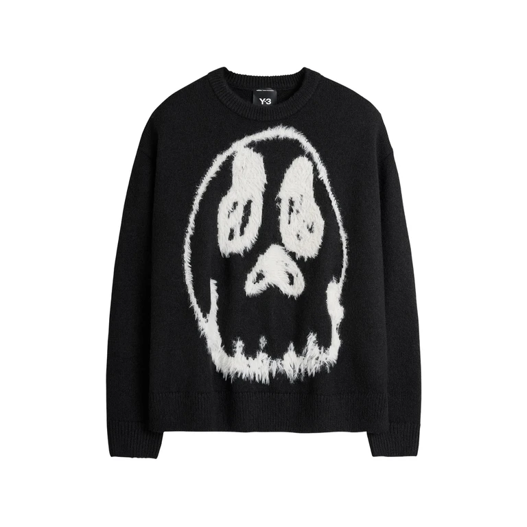 Chito Graphic Print Viscose Blend Crewneck Jumper (KR1127)