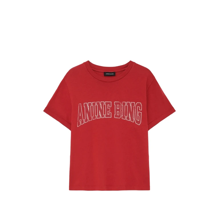 Anine Bing SHELLEY TEE - TANGO RED
