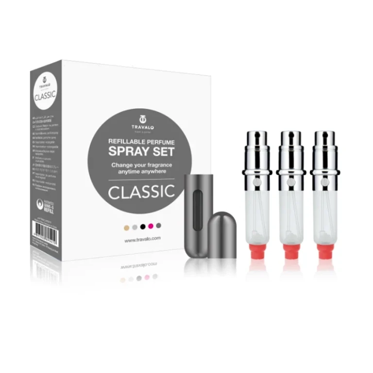 Classic SET U 3 x 5 ml Titanium — Travel Spray