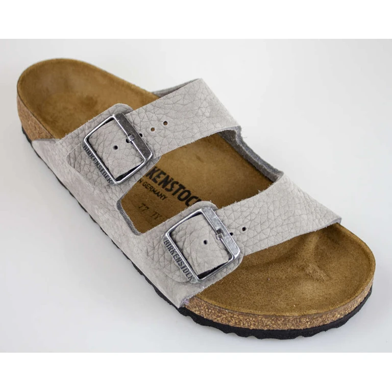 Arizona Nubuck Leather Desert Buck Whale Grey Sandals