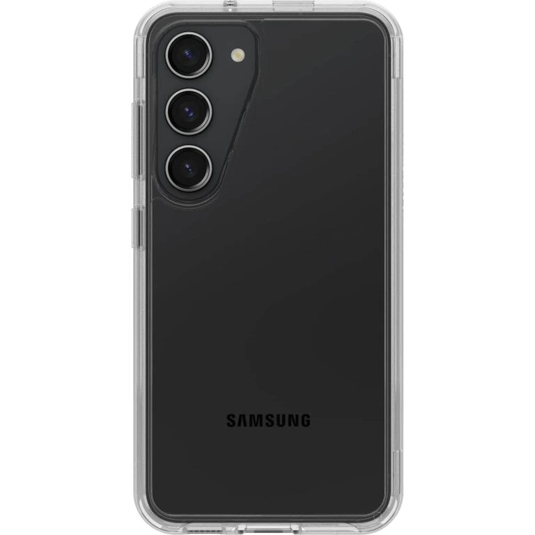 Galaxy S23 Symmetry Series Case - Clear, Ultra-Sleek, Wireless Charging Compatible, Raised Edges Protect Camera & Screen