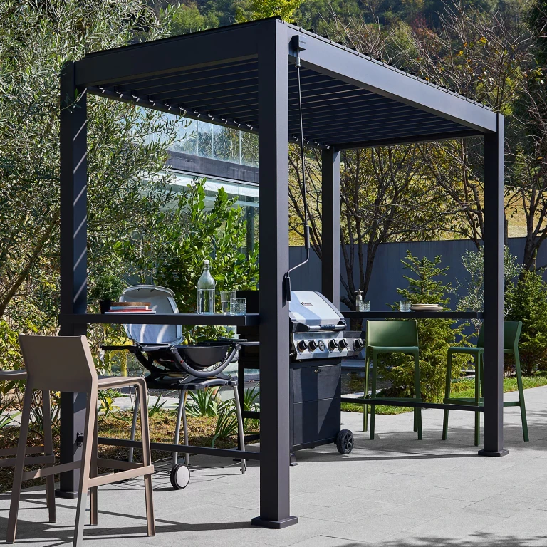 10'x5' Grill S1 Outdoor Aluminum Pergola