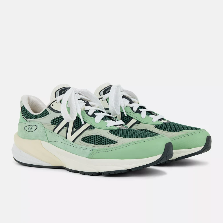 Mens 990 V6 Miusa Avocado/Natural Mint