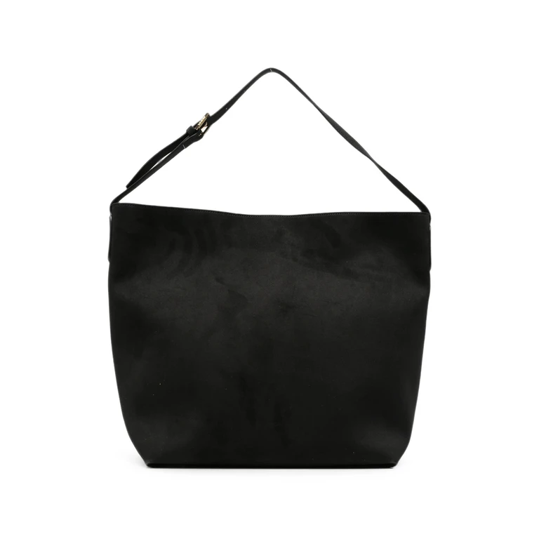 THEMOIRÈ Themoiré Suede-Effect Vegan Leather Shoulder Bag with Crocodile Print (TMZ00OOOS0303A)