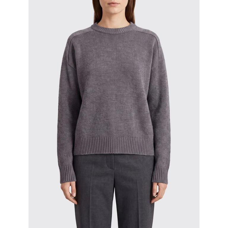 LOULOU DE SAISON Wool and Cashmere Turtleneck Jumper with Ribbed Trims (BREHAGRIZZLY)