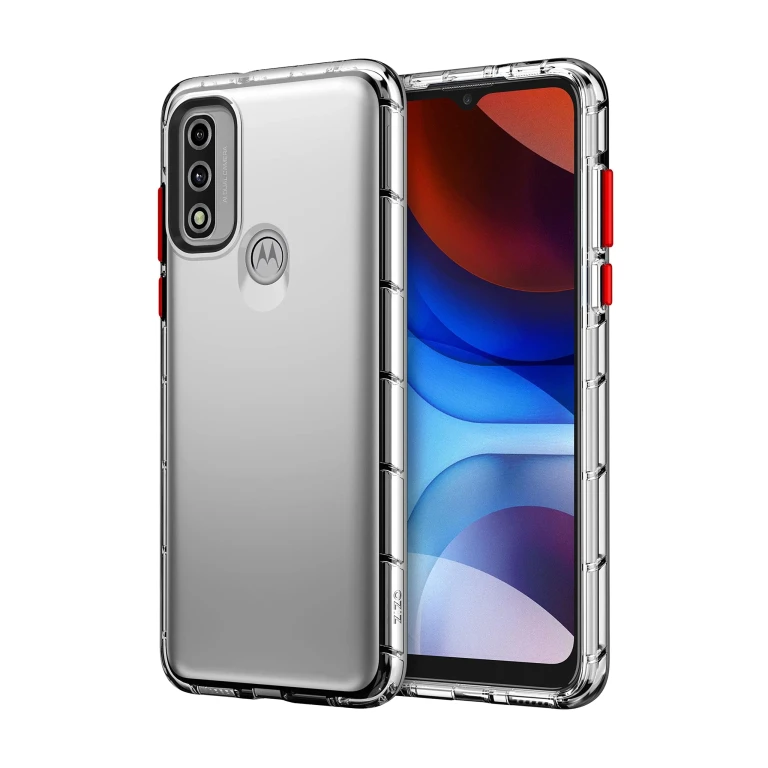 Surge Series for Moto G Pure Case - Sleek Clear Case Customizable Buttons - Clear