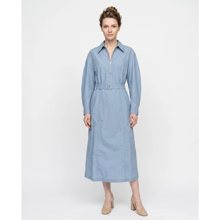 Light Blue Cotton Dress