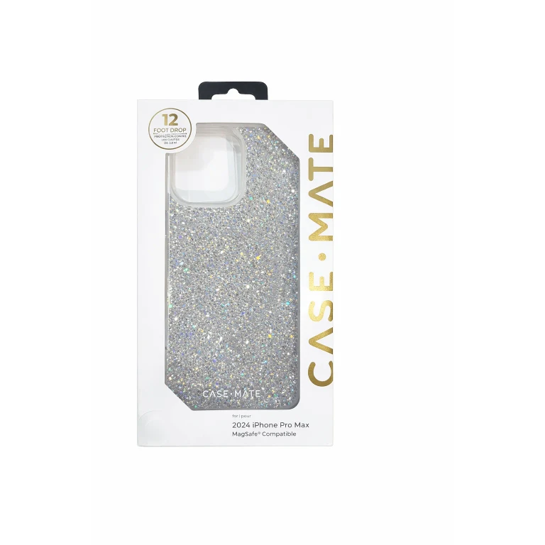 Iphone 16 Pro Max Case [Compatible with Magsafe] - Stylish Sparkly Phone Case with 12ft Drop Protection - Premium Magnetic Cover for Iphone 16 Pro Max - Twinkle Disco