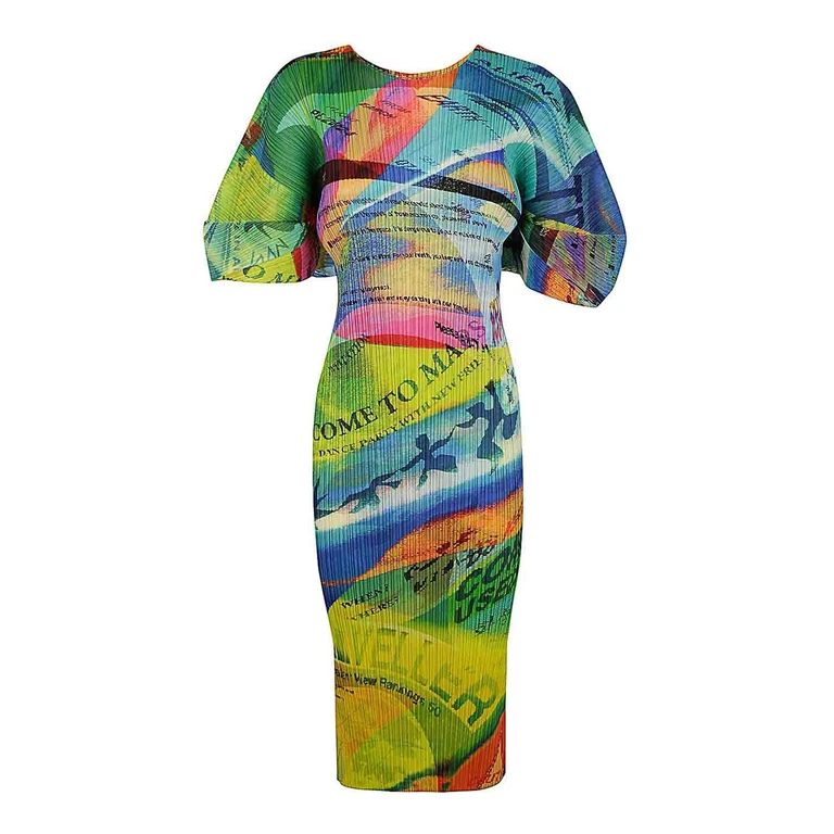 Robe Au Genou - Bleu (PP48JH67595)