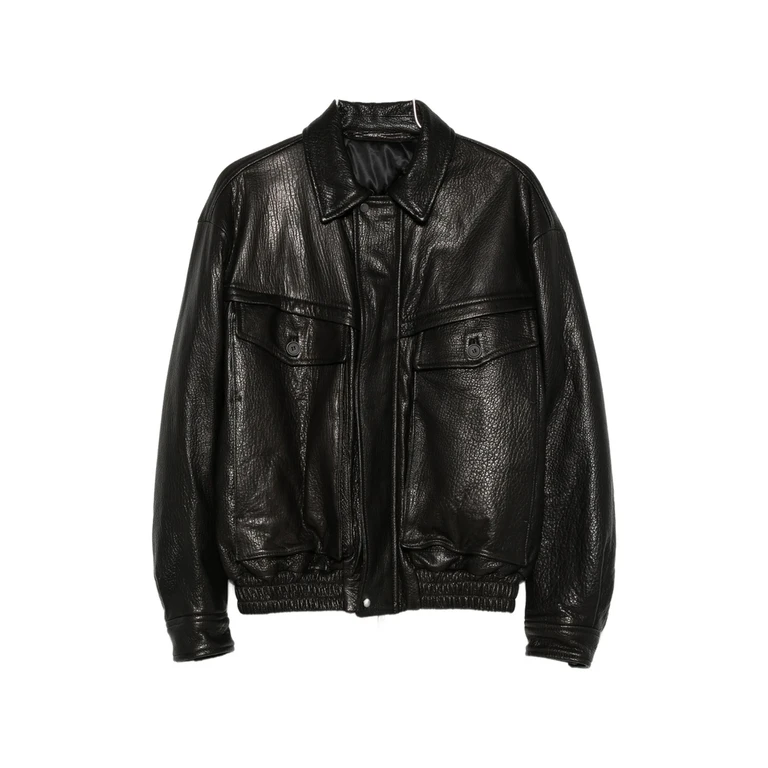 Grainy Leather Jacket