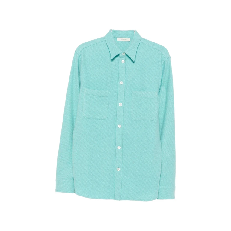 Button-up Chest-pocket Shirt Jacket
