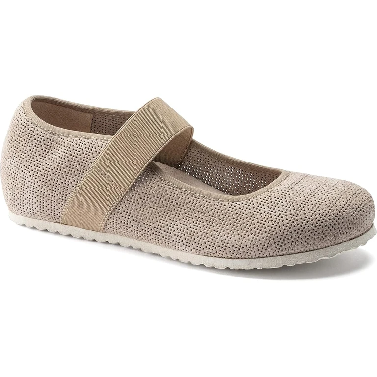 Women's Tess Suede Leather Sand Ballet Flats