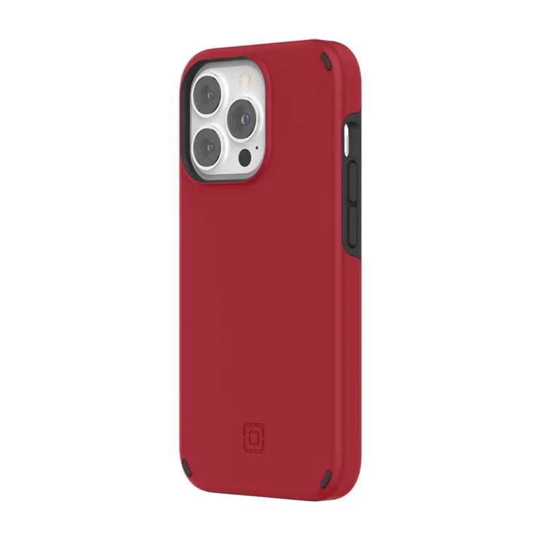 Duo Case for Iphone 13 Pro (6.1") - Magsafe & Wireless Charging Compatible, Slim Dual-Layer Protective Case with 12ft Drop Protection, Shock-Absorbing, Scratch-Resistant Cover - Salsa Red