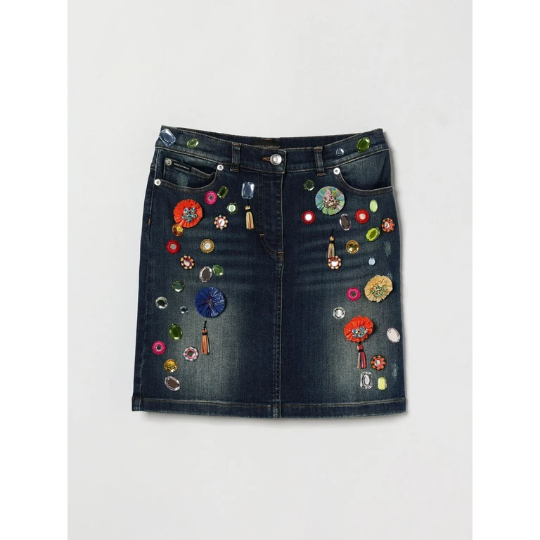 Skirt Kids color Denim (L56I24LDE27S9000)