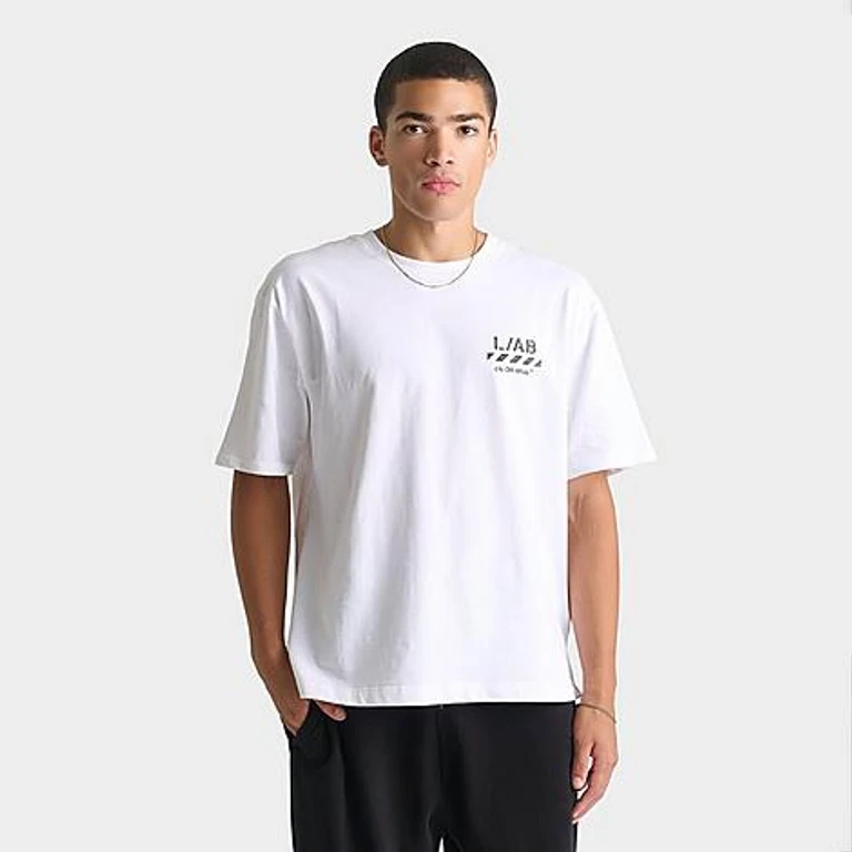 Men's L/AB c/o Off-White Duct Tape T-Shirt Size: Small