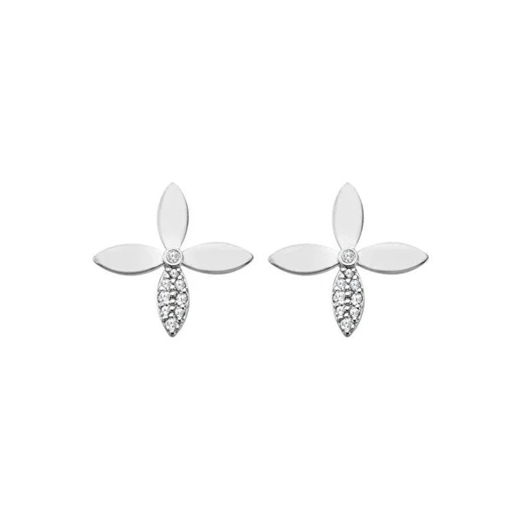 Stud silver Orecchini Flower Eden DE892