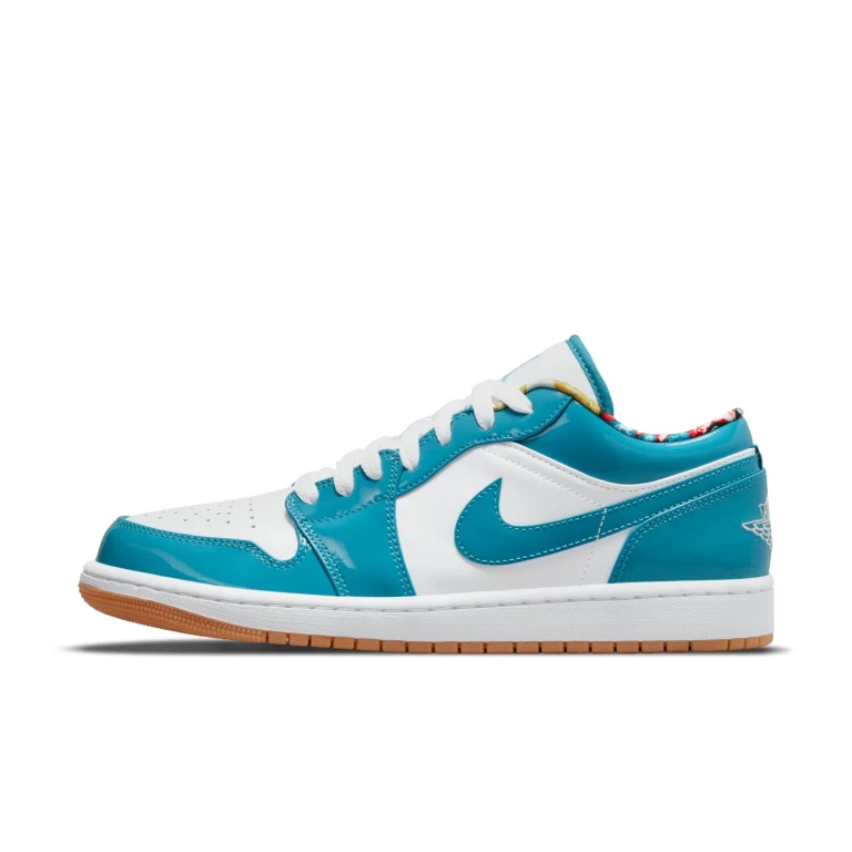 Men's Retro 1 Low Se 'Barcelona Cyber Teal' Sneakers