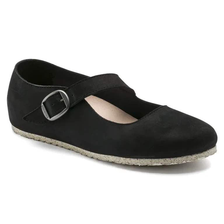 Tracy Nubuck Leather Black