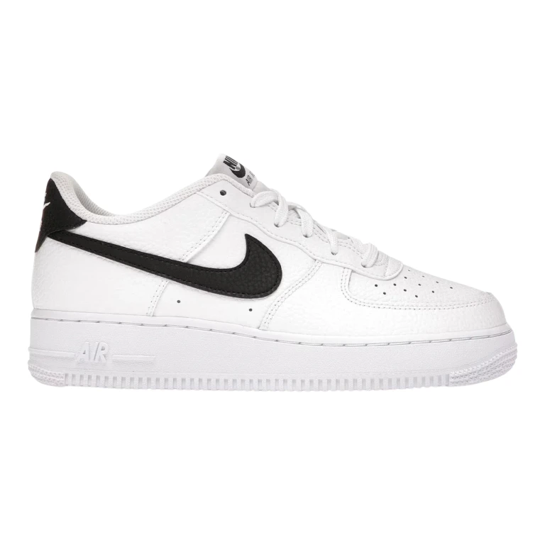 Air Force 1 Low Big Kids' (GS) Sneakers - White & Black Low-Top