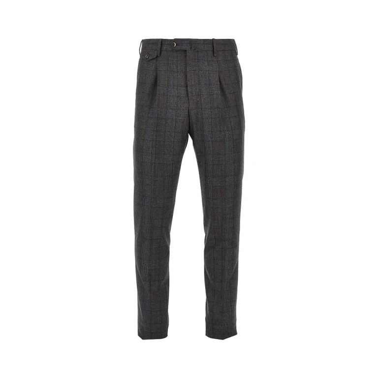 'Gentleman Fit' wool and cashmere pants Man 48