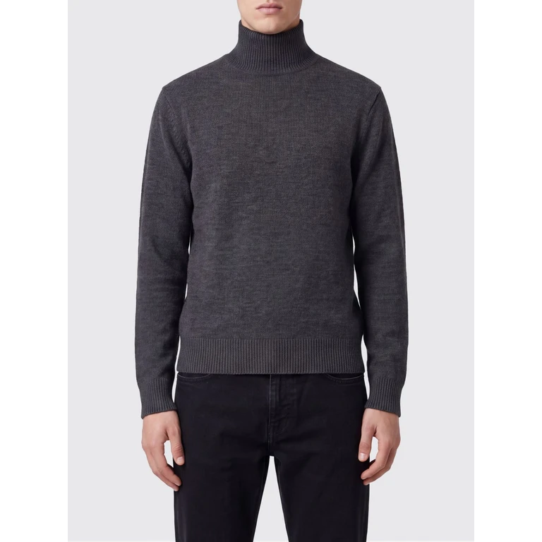 Slim Fit Virgin Wool Turtleneck Jumper with Long Sleeves (A029F0098995)