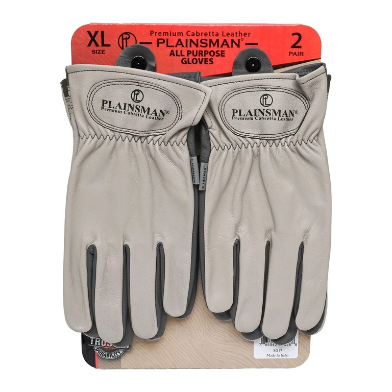 Storm Premium Cabretta Leather Gloves - 2 Pack:- X-Large