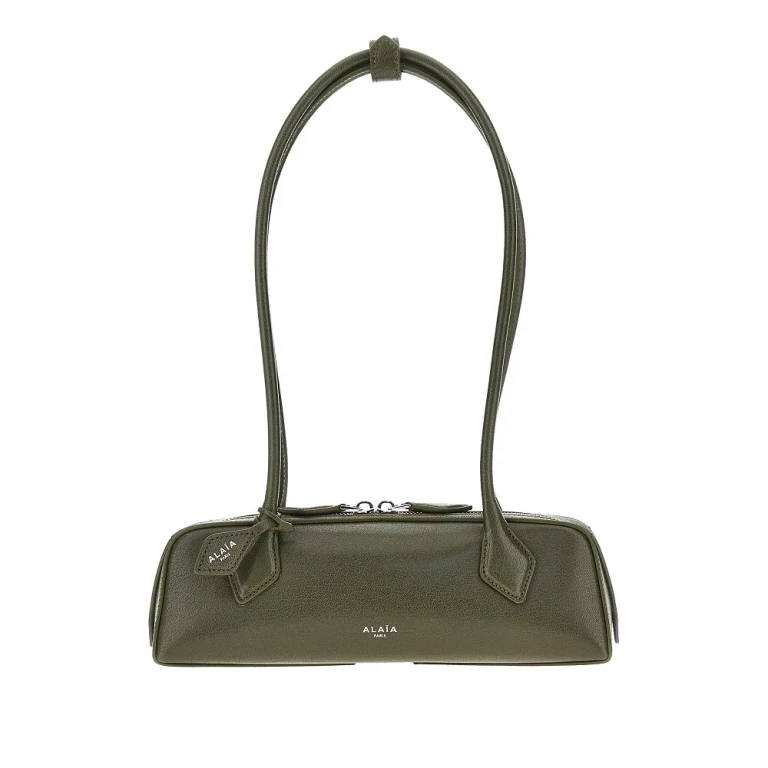 ALAIA Grained leather small 'Le Teckel' bag Woman One Size