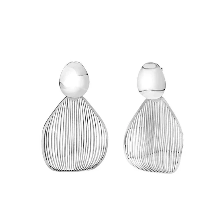 Steel dangle Orecchini 2in1 B Whisper TJ3701