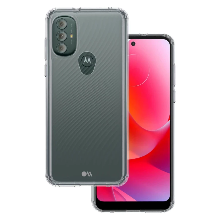 Tough - Case for Motorola Moto G Power (2022) - 10 Ft Drop Protection - Tough Clear