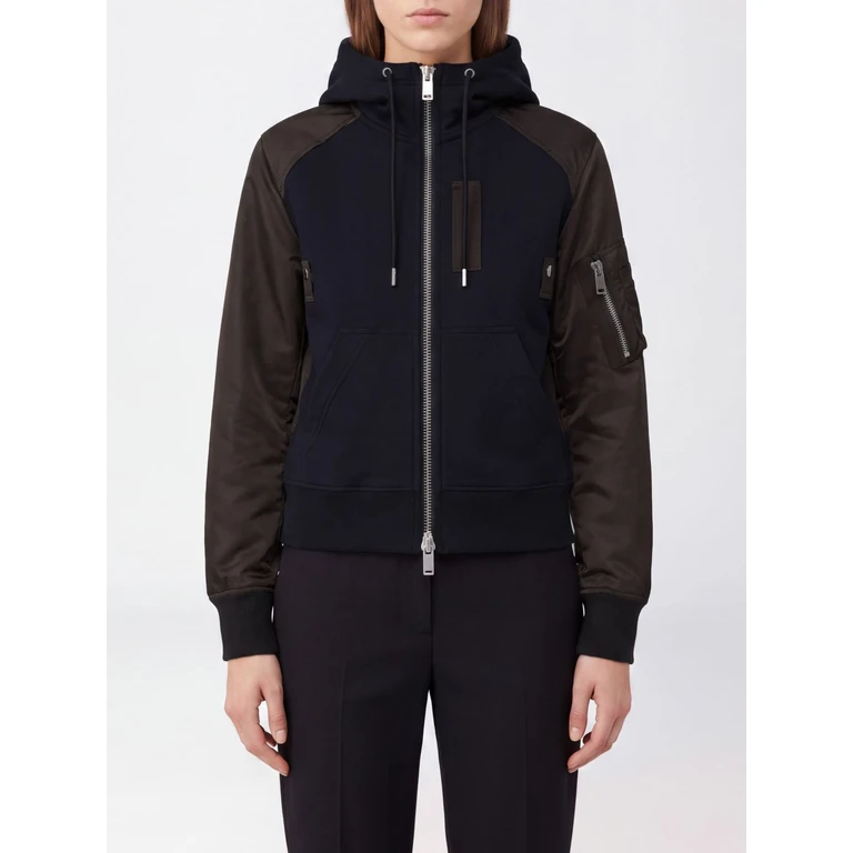 Sweat-shirt Sacai bleu marine