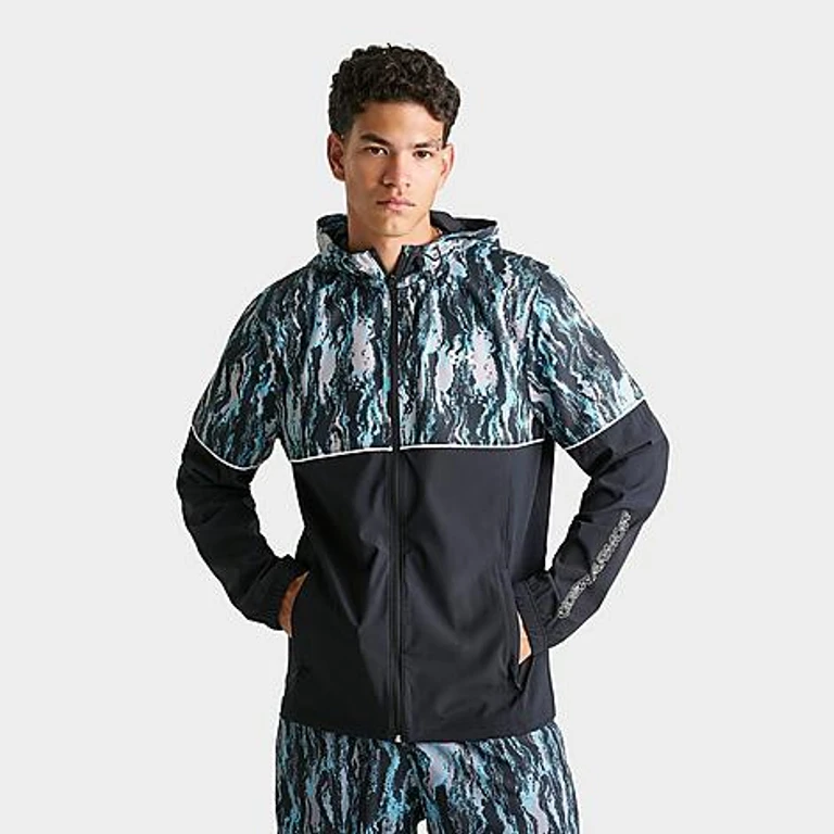 Jaqueta de tecido com zíper completo Under Armour Allover Print