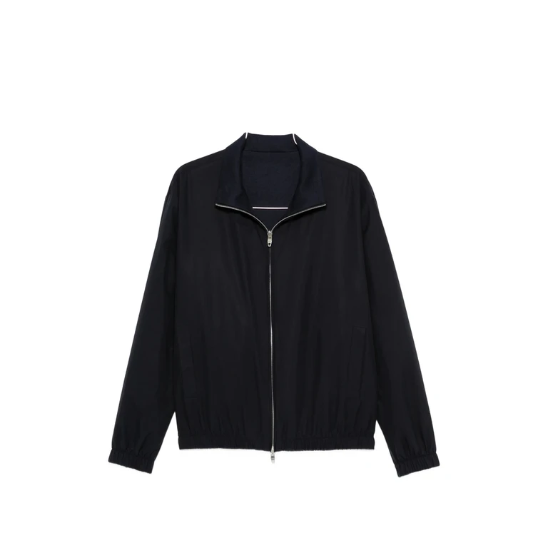 Zip-up High-neck Jacket