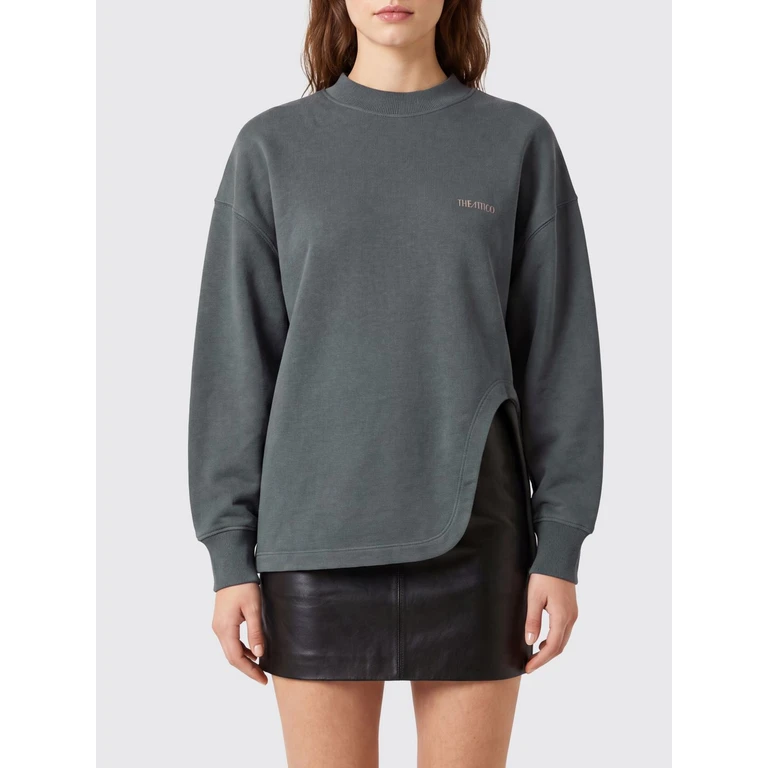 THE ATTICO Sweatshirt Woman color Green (261WCF00024JJF007AA724)