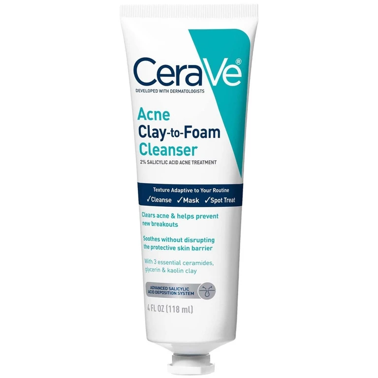 Acne Clay To Foam Cleanser For Acne-Prone Skin (4 fl. oz.)