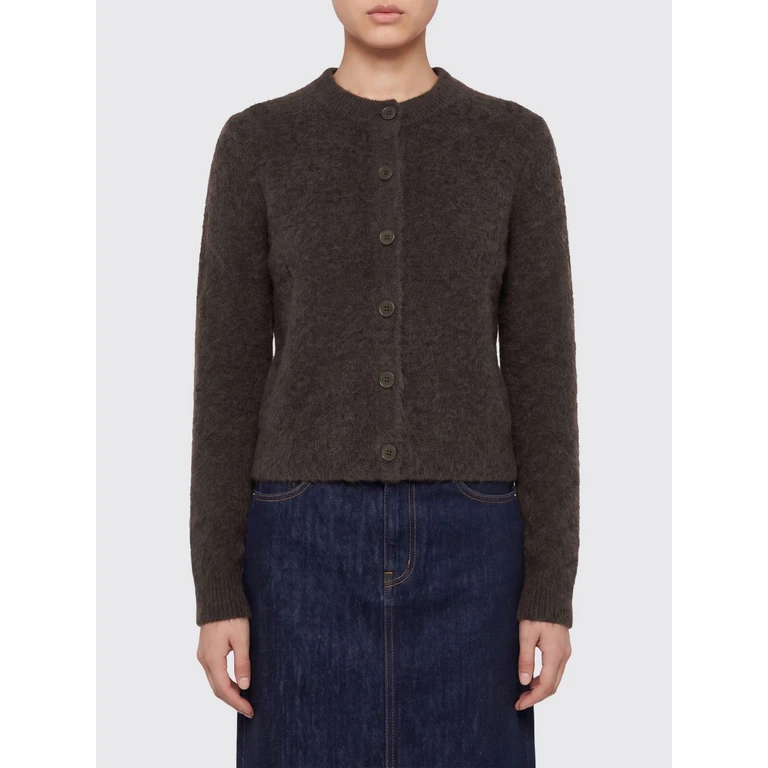 Cardigan col rond en cachemire Lisa Yang