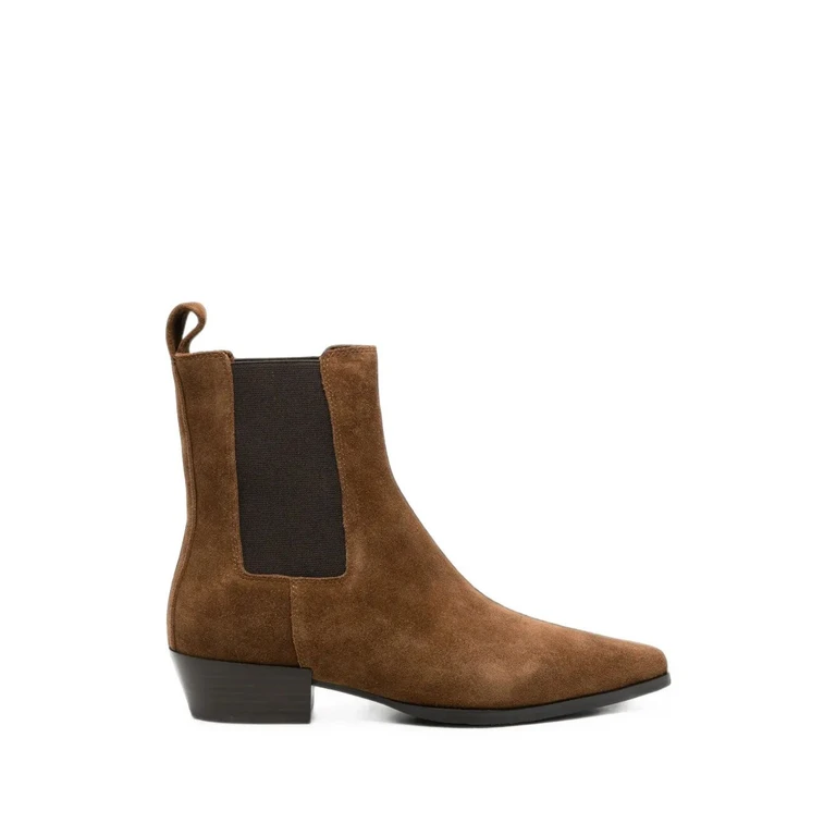 Boots Leather Brown "Velour Box"
