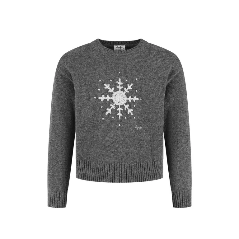 Sweater Round Neck "A26gma0006em220 085 Concrete"