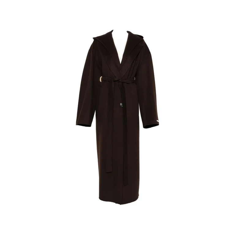 Hooded Belted Coat
