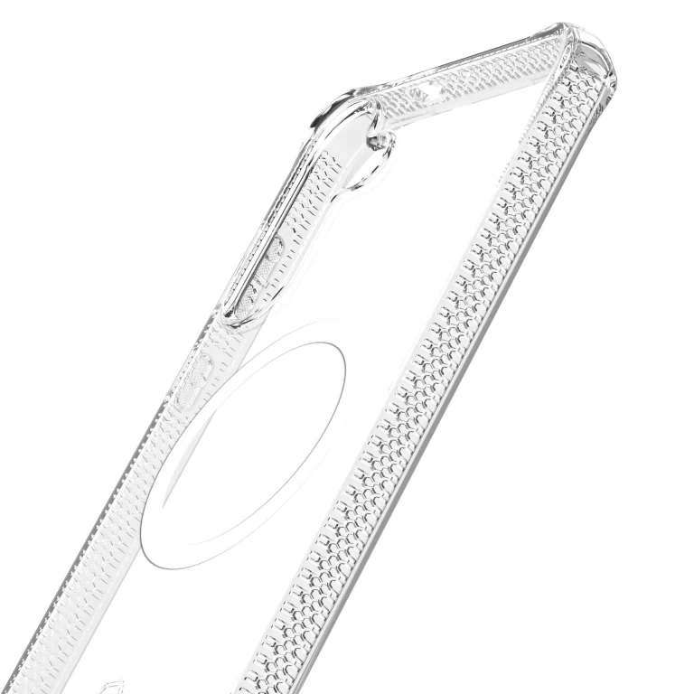 Hybrid R // Clear Magnetic Protective Phone Case for Galaxy S25+, Compatible with Magsafe, Anti-Yellowing Cell Phone Cover, Military Grade Protective Bumper - Transparent